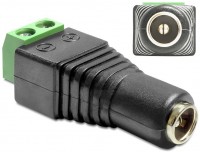 DC 2,1 x 5,5mm Bu > Terminalbl 2pin Adapter