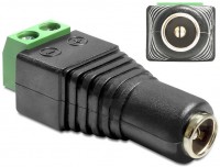 DC 2,5 x 5,5mm Bu > Terminalbl 2pin Adapter