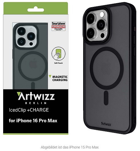 Artwizz IcedClip Custodia Per 33 Cm (13") - Trasparente Opaca, Sottile
