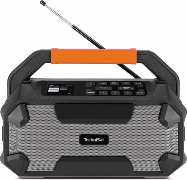 DigitRadio 231 OD Baustellenradio schwarz/orange