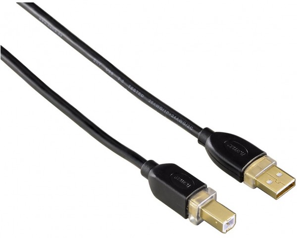 USB 2.0-Anschlusskabel (3m) schwarz