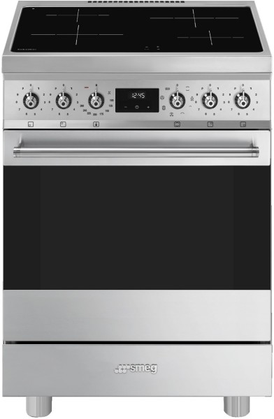 C6IMXM2 Stand-Elektroherd mit Induktionsfeld edelstahl/cleansteel, 70 l, 59,8 cm breit, A, Classici, 4 Kochzonen