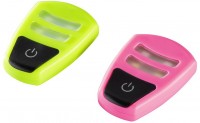 Mini Safety Klemmleuchte grün/pink