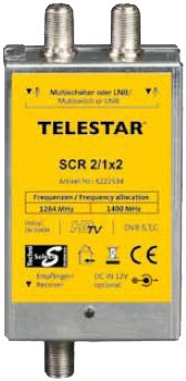 SCR 2/1x2 SAT-Multischalter