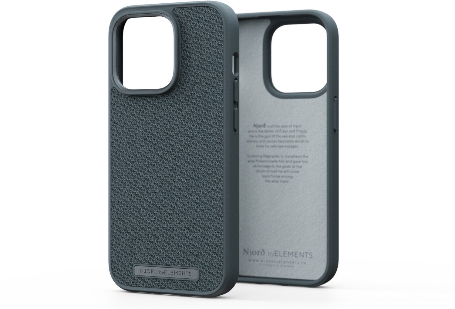 Fabric Tonal Case für iPhone 14 Pro dunkelgrau