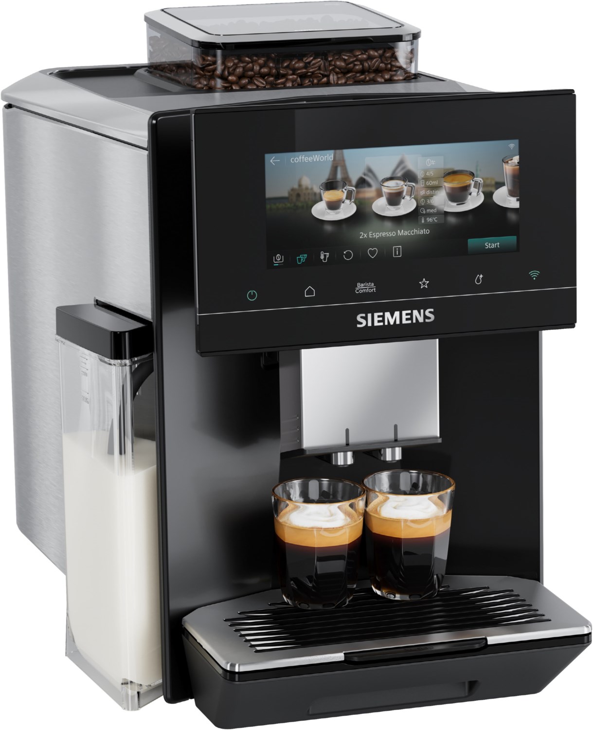 TQ925EF9 Kaffee-Vollautomat Klavierlack schwarz