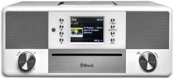 SR-50 CD/Radio-System hochglanz weiß