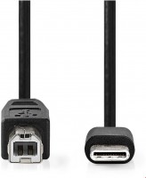 CCGL60650BK10 USB 2.0 Kabel (1m) USB Type-C Stecker > USB-B Stecker schwarz
