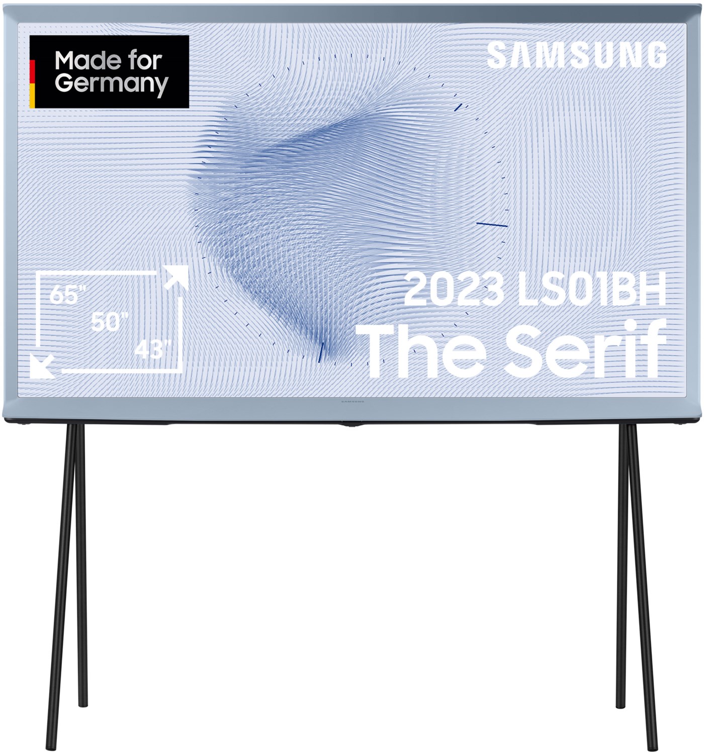 GQ43LS01BHU The Serif (2023) 108 cm (43) QLED-TV cotton blue / G