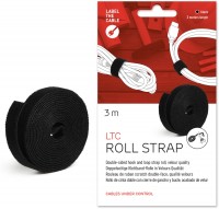 Roll Klettbandrolle (3m) schwarz
