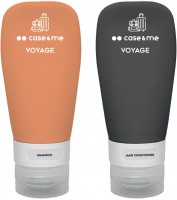 Voyage Bottle-Set orange/schwarz