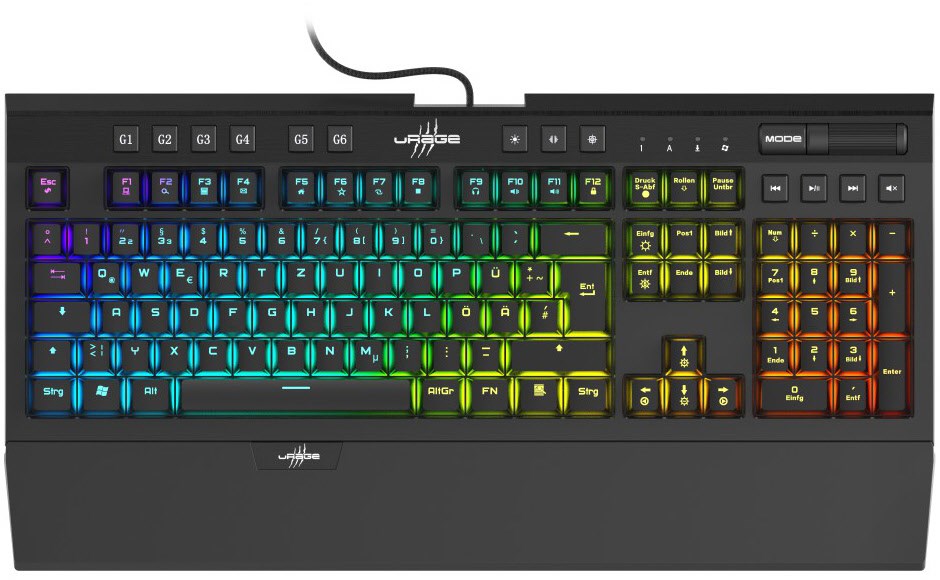 Exodus 900 Mechanical Gaming Tastatur schwarz