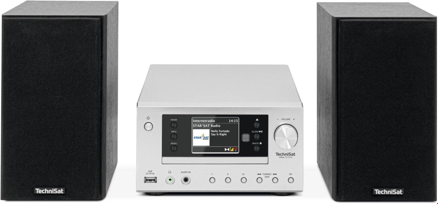 Viola 710 CD IR Mini-System silber