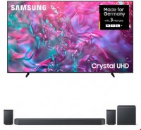 GU98DU9079U 247 cm (98") Crystal UHD AI TV graphitschwarz inkl. HW-Q995GF Soundbar titanschwarz, LCD, Smart-TV, 120 Hz, DVB-T2/DVB-C/DVB-S2