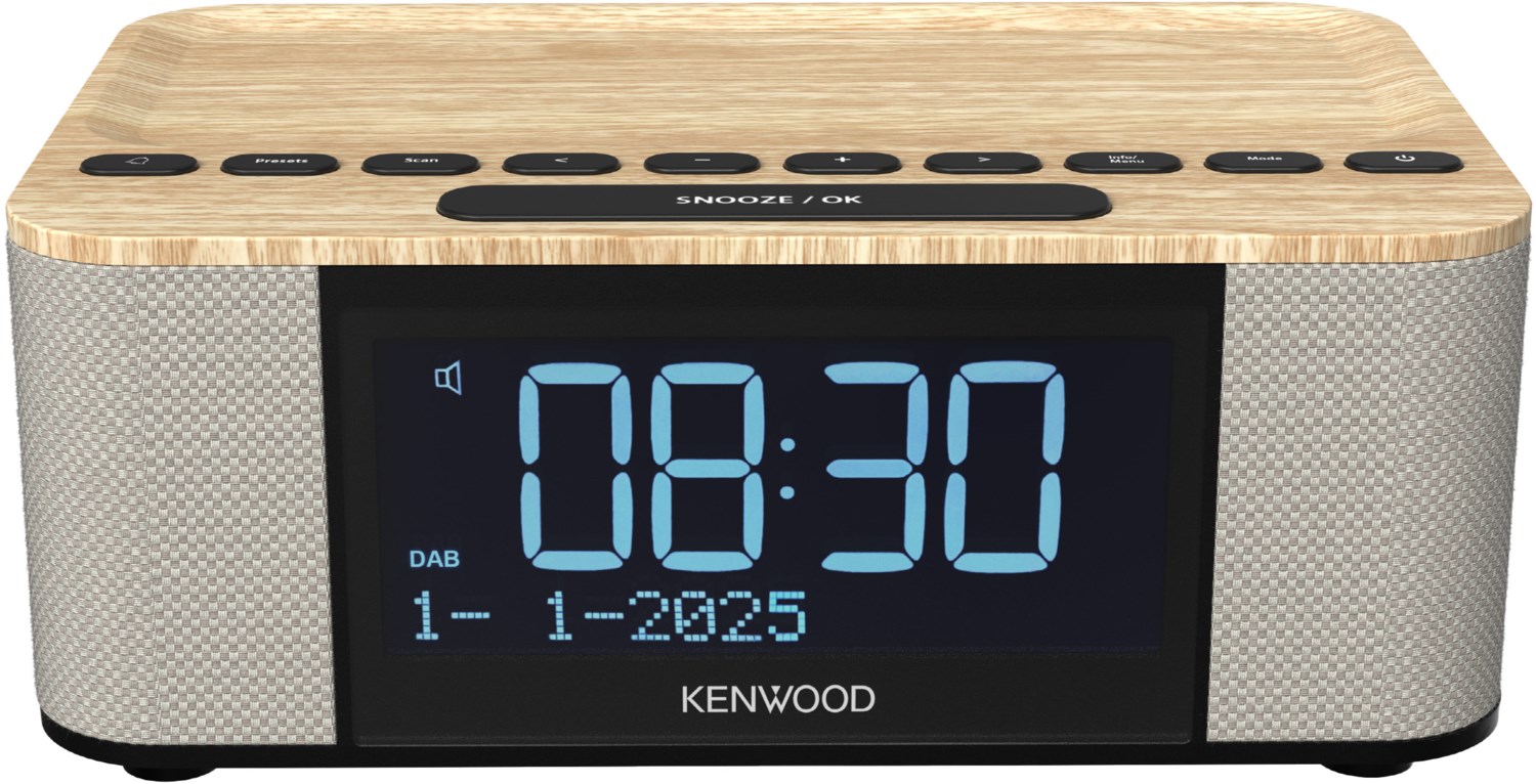 CR-ST55DAB Uhrenradio holz
