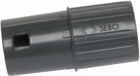 Adapter für alle Marken gelocht Staubsauger-Zubehör grau/schwarz