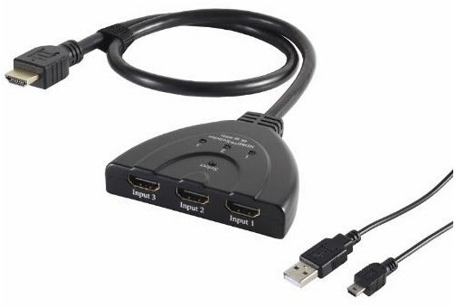 3-fach HDMI-Umschalter