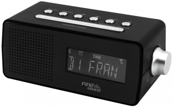 FS1 Uhrenradio schwarz
