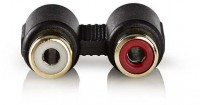 CABW24952AT Stereo Adapter 2x Cinch-Buchse>2x Cinch-Buchse