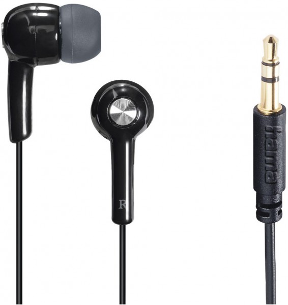 Gloss In-Ear-Kopfhörer mit Kabel schwarz