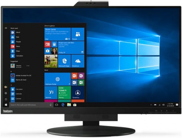 ThinkCentre Tiny-in-One 27 69 cm (27") TFT-Monitor mit LED-Technik schwarz, Widescreen QHD (2560x1440), 4 ms Reaktionszeit