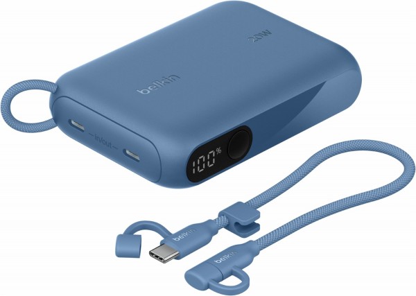 BoostCharge (10.000mAh) Powerbank blau