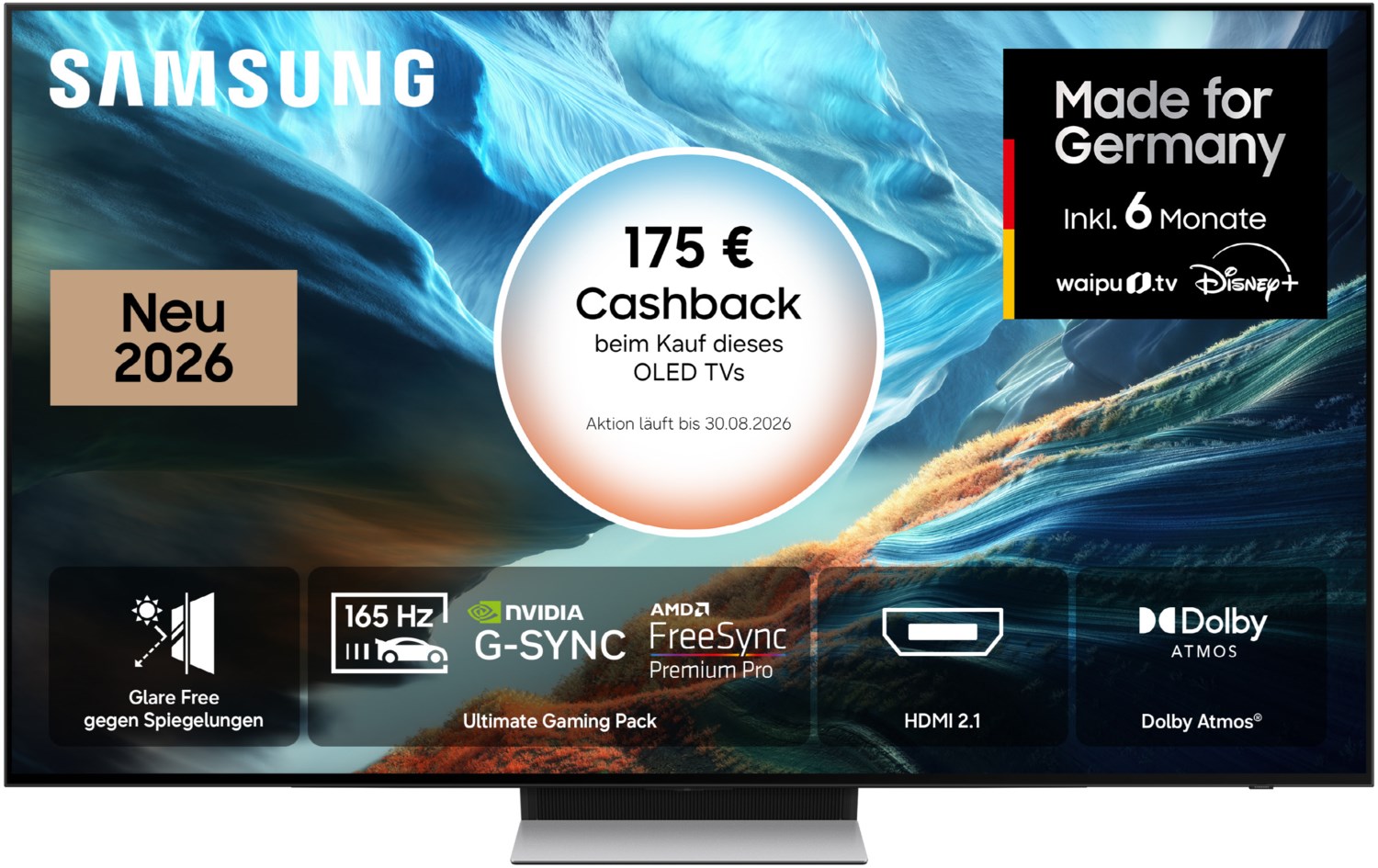GQ48S93HAE 120 cm (48") OLED Vision AI Smart TV graphitschwarz, 4K Ultra HD, Sprachsteuerung