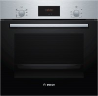 HBF133BR0 Einbaubackofen edelstahl, 66 l, schnelles Vorheizen, Rückwand katalytisch beschichtet, 59,4 cm breit, A, Serie 2
