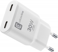Dual USB Type-C GaN Ladegerät (30W) Netzteil weiß