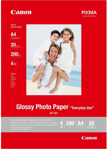 GP-501 A4 (20 Blatt) Fotopapier