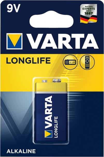 Longlife 9V 1er Blister Batterie