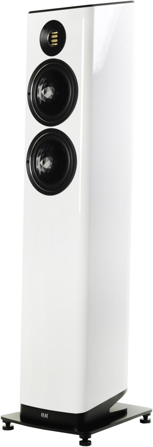 Image of Vela FS 408 /Stück Stand-Lautsprecher hochglanz weiß lack