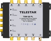 TSM 5/8 Premium Line Multischalter schwarz/silber