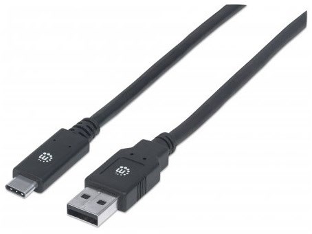 USB 3.1 Type-C St. > USB St. (2m) schwarz