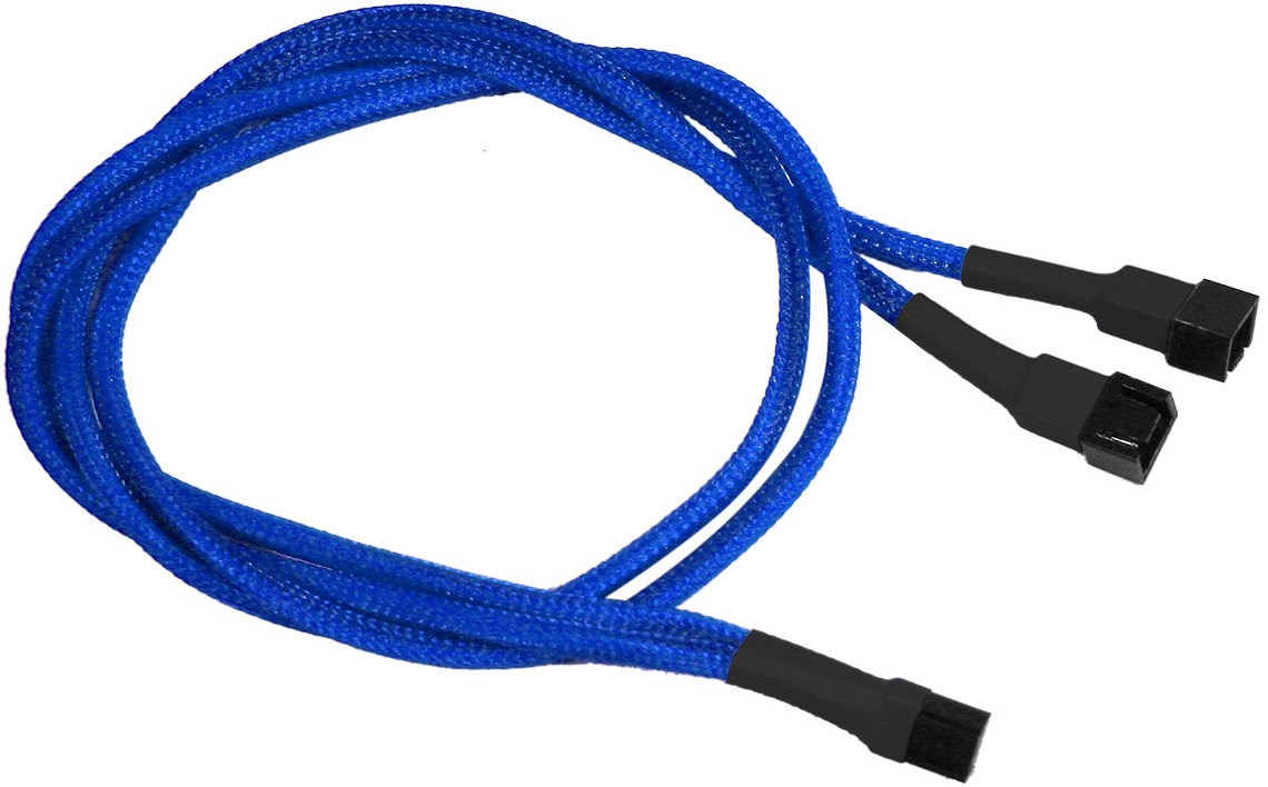 3-Pin Y-Kabel (0,6m) blau