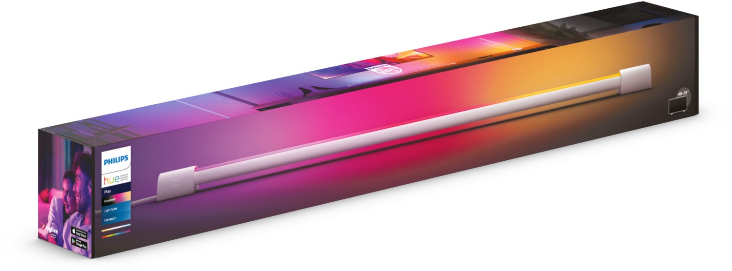 Hue Play Gradient Light Tube 75cm weiß