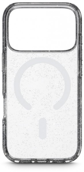 Cover Mag Glitter für iPhone 17 Pro transparent