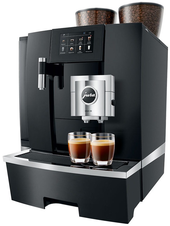 GIGA X8  Kaffee-Vollautomat Aluminium Schwarz (EB)