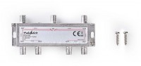 SSPL610ME Satelliten-F-Splitter 17 dB, 5-2400 MHz, 6 Ausgänge