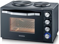 TO 2074 Backofen mit Drehspieß und Umluft schwarz/edelstahl