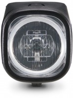 Fahrradlicht vorne LED mit Akku schwarz