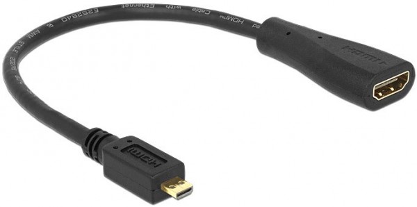 HDMI micro D Stecker > A Buchse