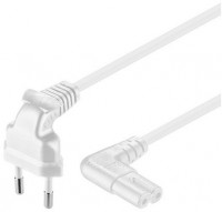 Netzkabel 90 Grad (1,5m) weiß