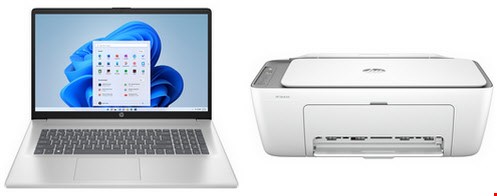 17-cp2558ng (BD5N3EA) 43,9 cm (17,3") Notebook natursilber inkl. DeskJet 2820e AiO, 16 GB RAM, 512 GB SSD, AMD Ryzen 5, Windows 11