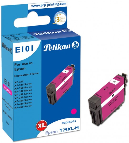 E101 Tintenpatrone ersetzt Epson T29XL M magenta
