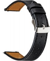 Lederarmband (42mm) für Galaxy Watch/Gear Sport schwarz
