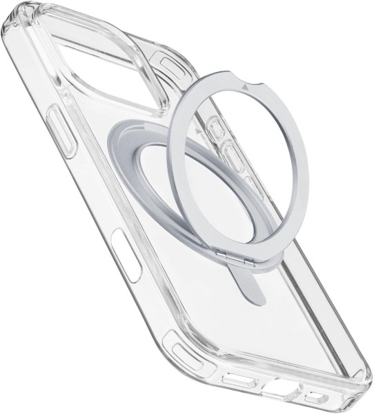 Spin Mag Cover für iPhone 16 Pro transparent