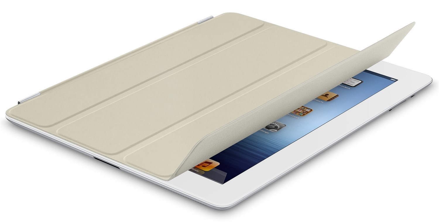Smart Cover iPad 2 (Leder) cream