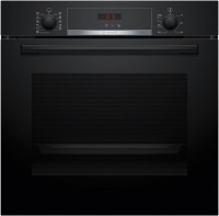 HBA574BB3 Einbaubackofen schwarz, 71 l, Pizza-Stufe, schnelles Vorheizen, pyrolytische Selbstreinigung, 59,4 cm breit, A+