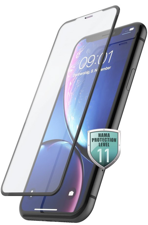 3D-Full-Screen-Schutzglas für iPhone XR/11 transparent